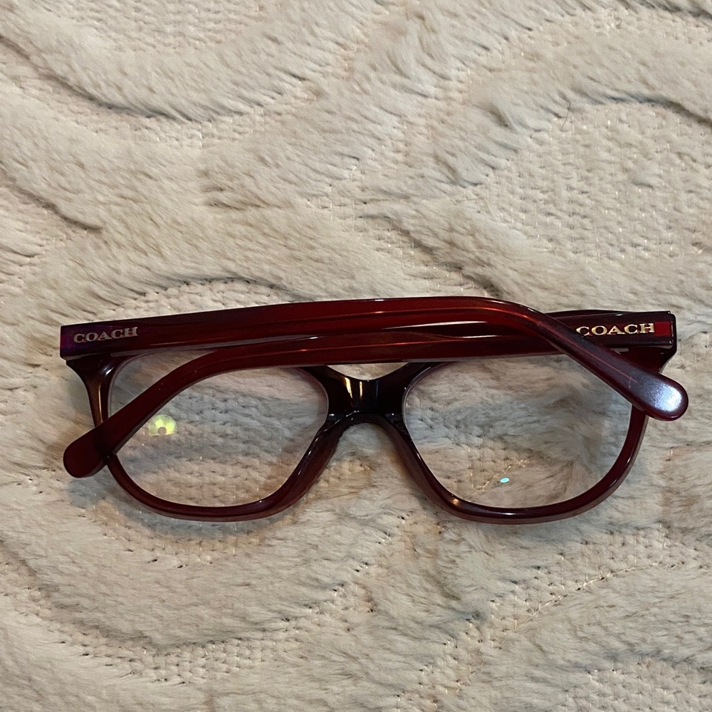 Coach Burgundy Eyeglasses
